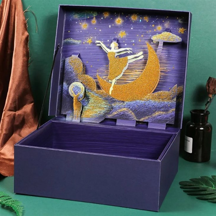3D Carving Painting Paper Gift Box