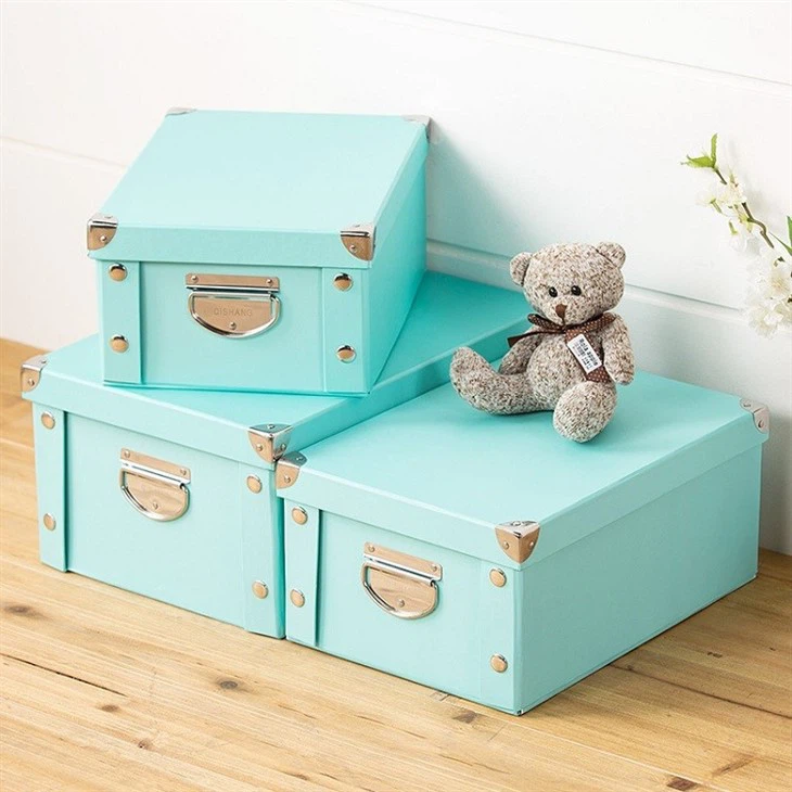 green creative storage boxes