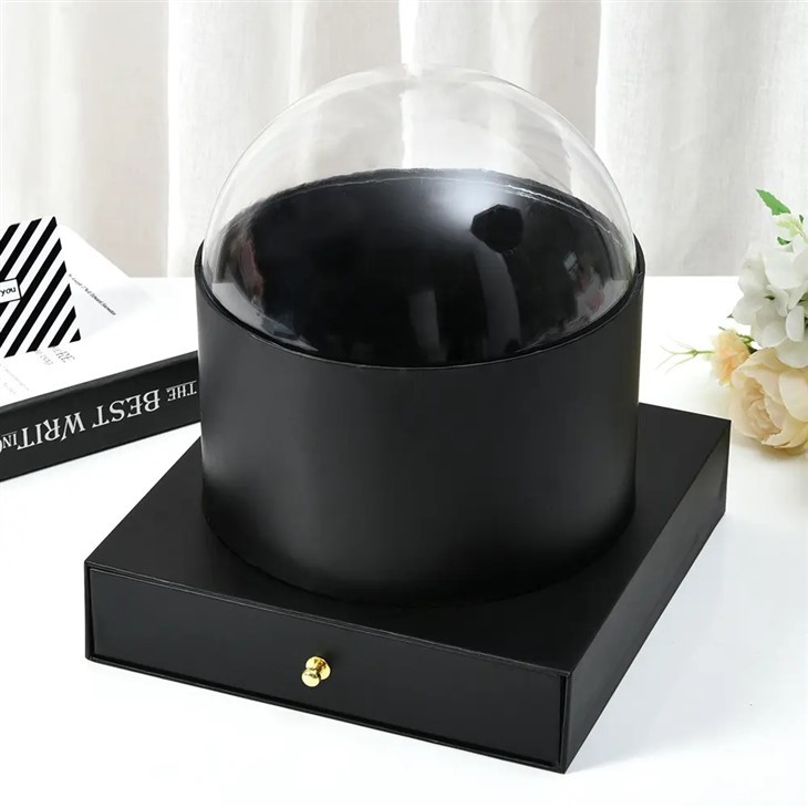 Round Flower Gift Boxes With Drawers