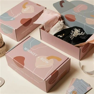 Colorful Custom Logo Corrugated Shipping Boxes