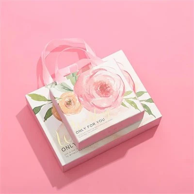Floral Printing Drawer Wedding Gift Boxes