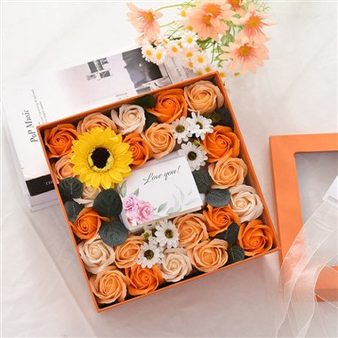 Square Flower Gift Box