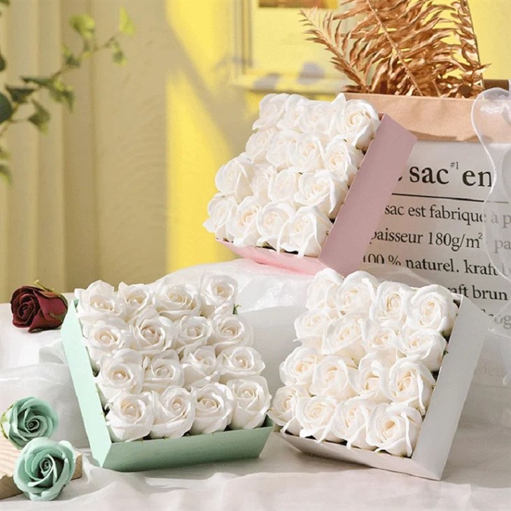 Square Transparent Window Flower Gift Boxes