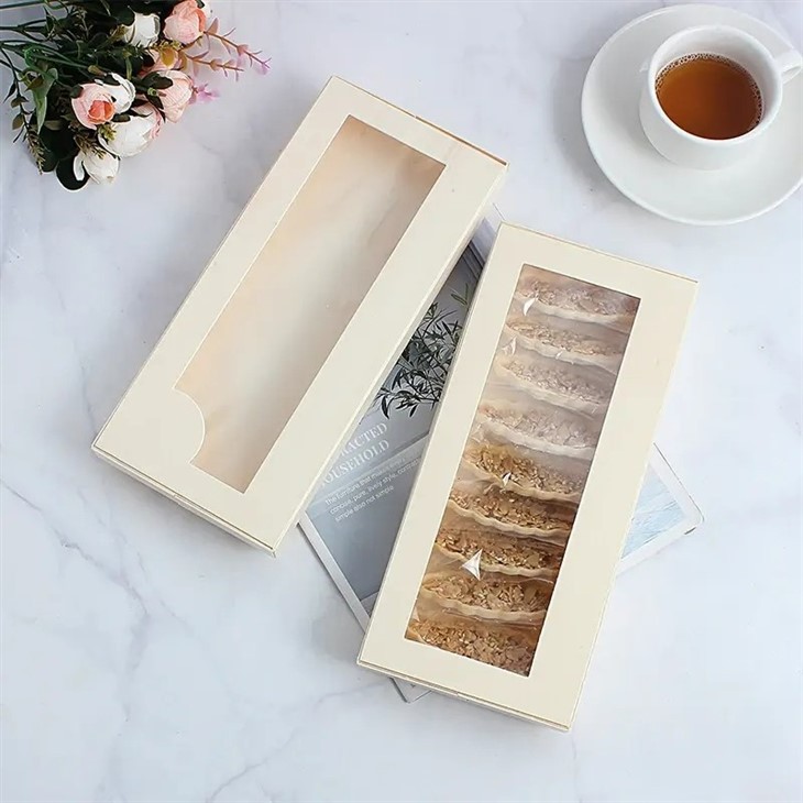 Natural Cardboard Cookie Packaging Boxes