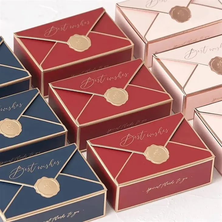Cardboard Envelope Chocolate Packaging Boxes