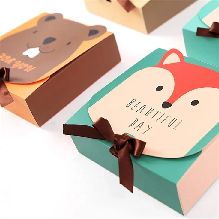 Lovely Foxes Shapes Chocolate Candy Boxes