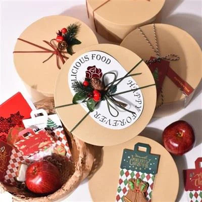 Christmas Baking Gift Boxes With Lids